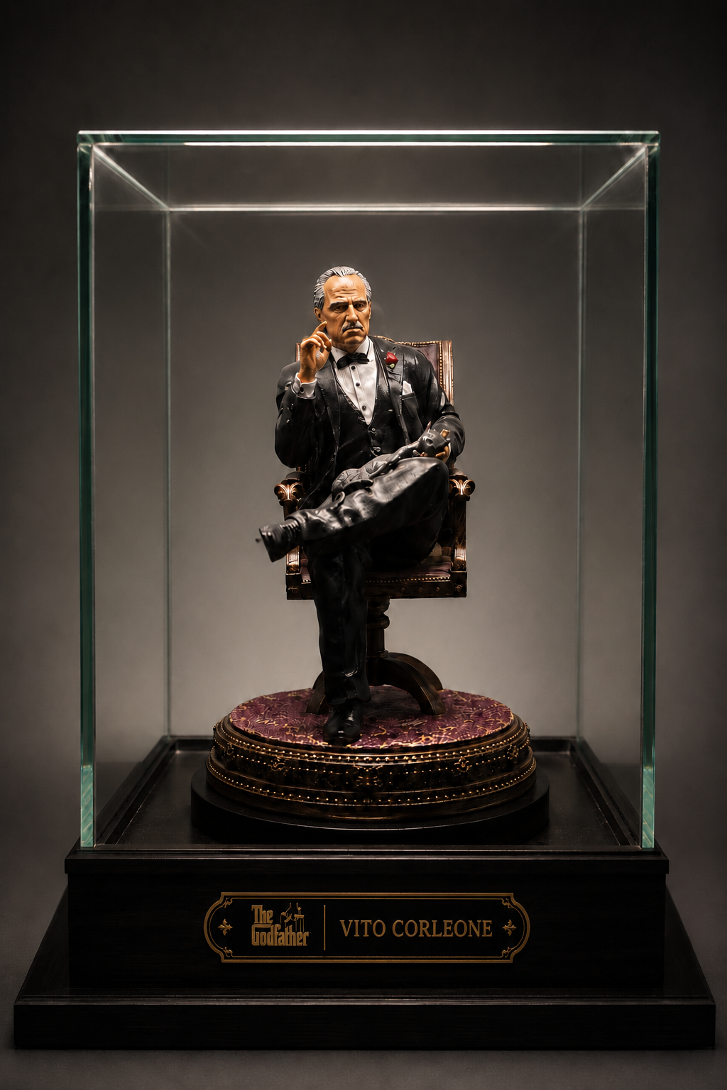 Vito Corleone Masterpiece Display Music Box
